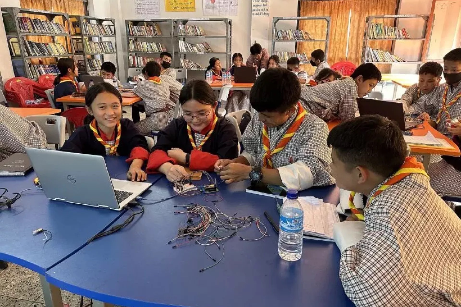 Students in Bhutan